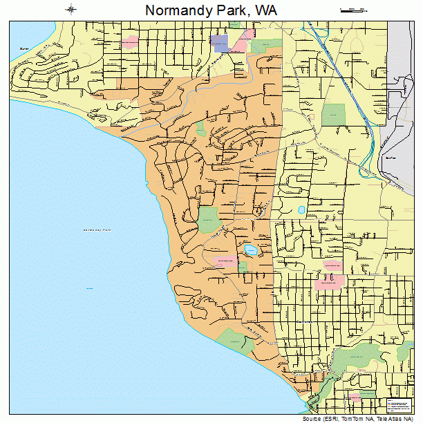 Normandy Park, WA street map