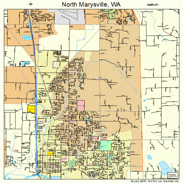 North Marysville, WA street map