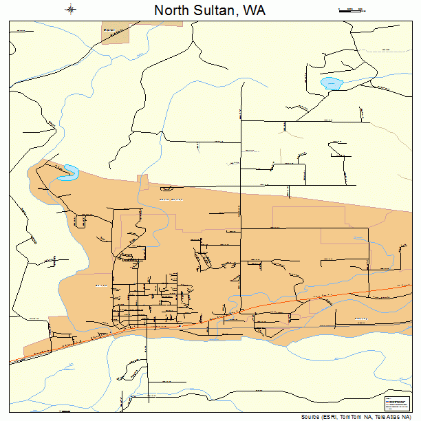 North Sultan, WA street map