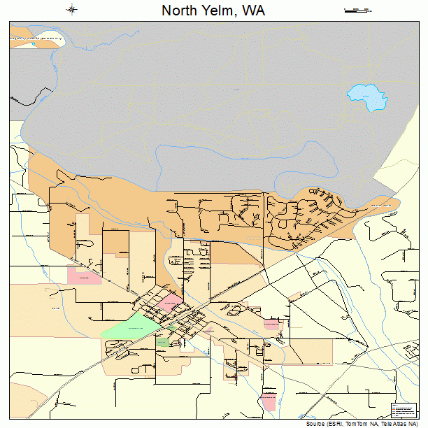 North Yelm, WA street map