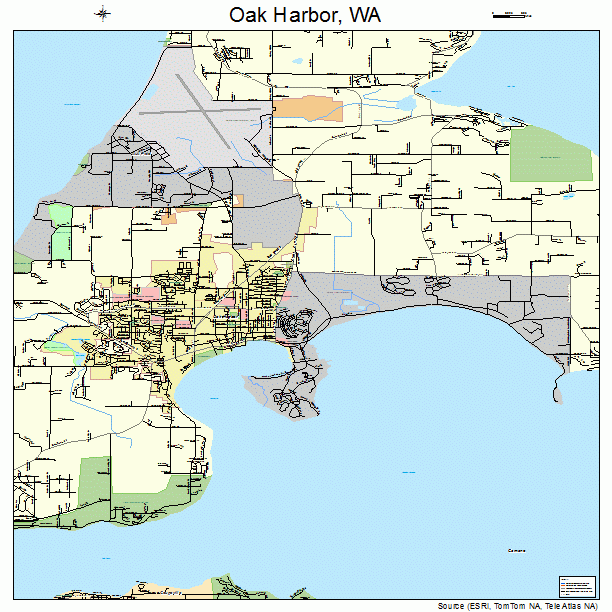 Oak Harbor, WA street map