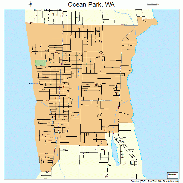 Ocean Park, WA street map
