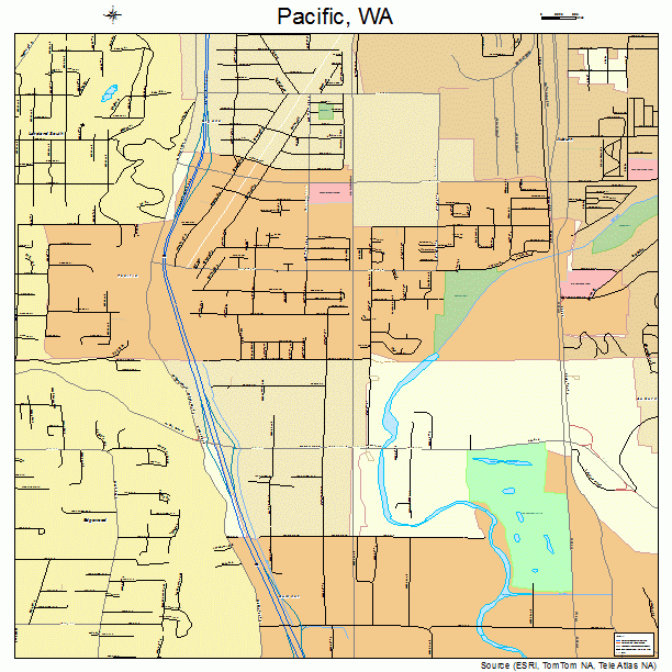 Pacific, WA street map