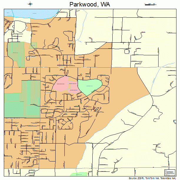 Parkwood, WA street map