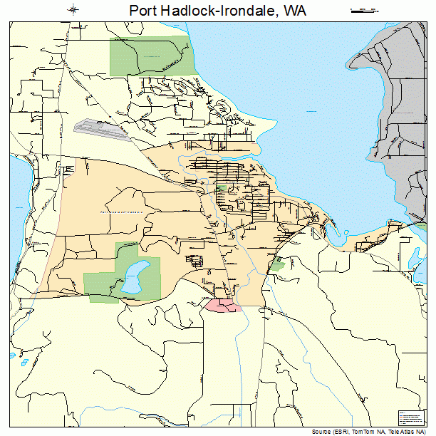 Port Hadlock-Irondale, WA street map