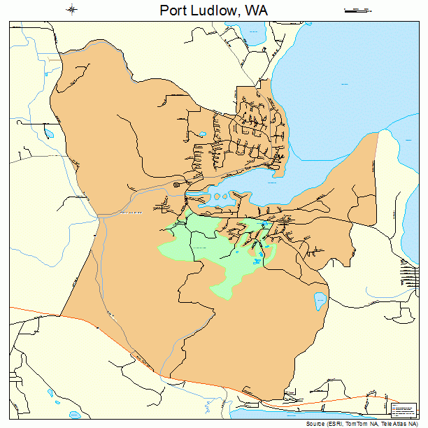 Port Ludlow, WA street map