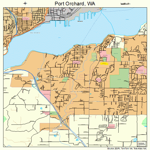 Port Orchard, WA street map