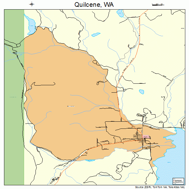 Quilcene, WA street map