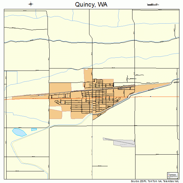 Quincy, WA street map
