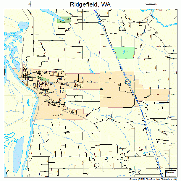 Ridgefield, WA street map