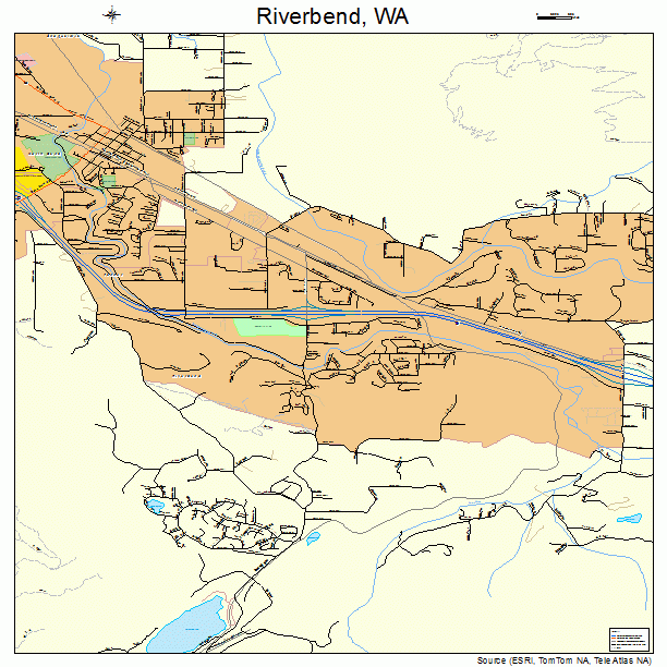 Riverbend, WA street map
