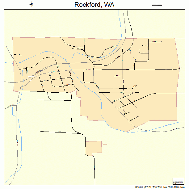 Rockford, WA street map