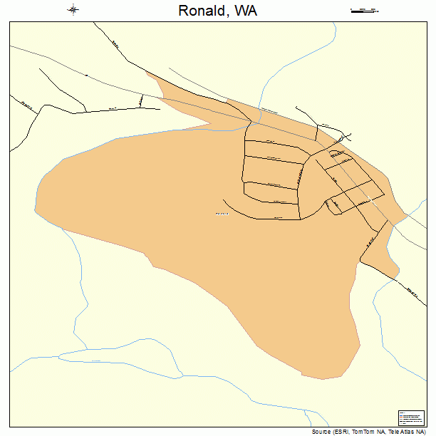 Ronald, WA street map