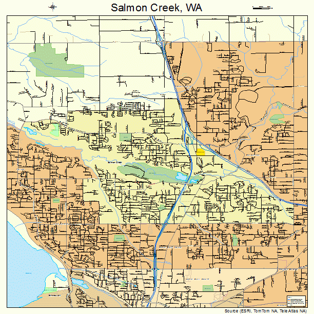 Salmon Creek, WA street map
