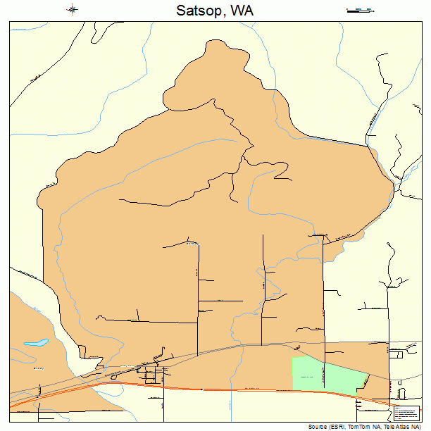 Satsop, WA street map