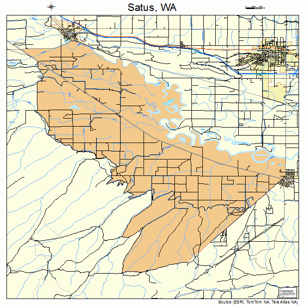 Satus, WA street map