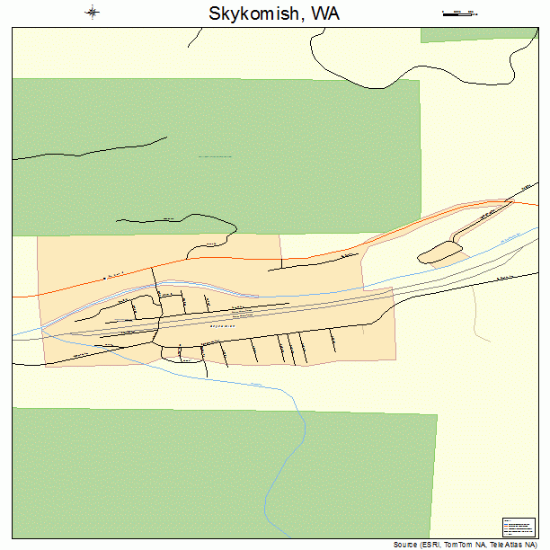 Skykomish, WA street map