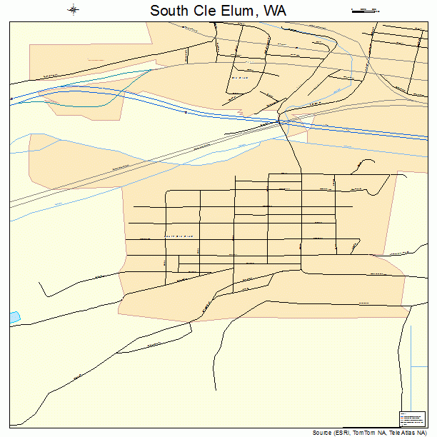 South Cle Elum, WA street map