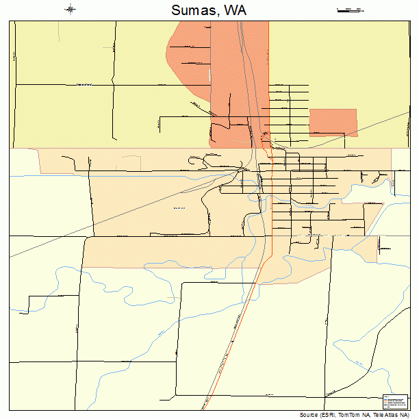 Sumas, WA street map