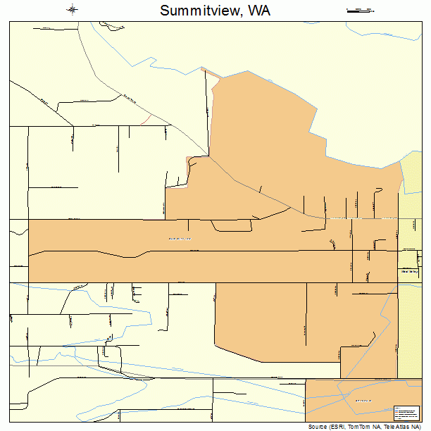 Summitview, WA street map