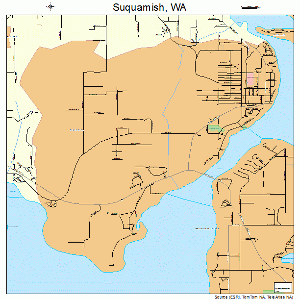 Suquamish, WA street map