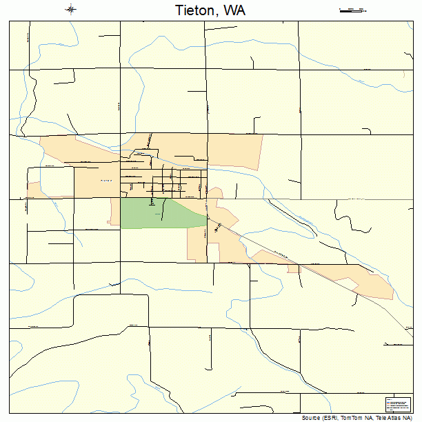 Tieton, WA street map