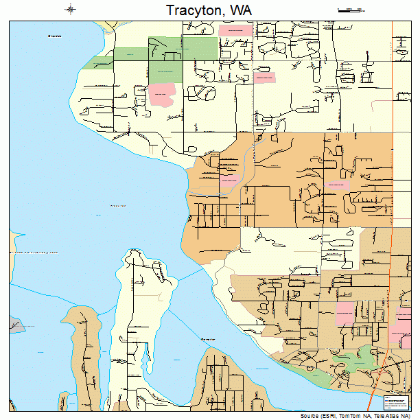 Tracyton, WA street map