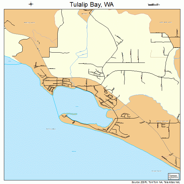 Tulalip Bay, WA street map