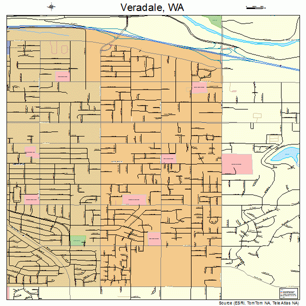 Veradale, WA street map