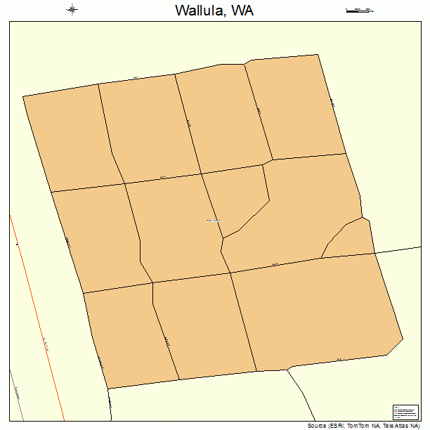 Wallula, WA street map