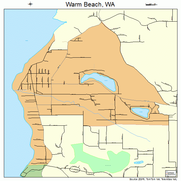 Warm Beach, WA street map