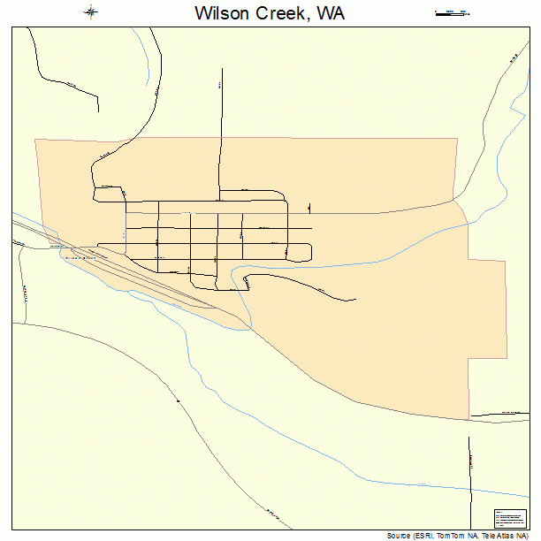Wilson Creek, WA street map