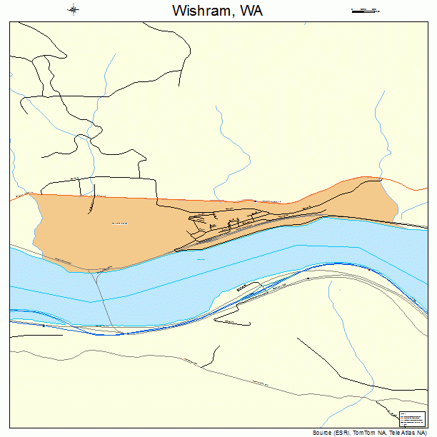 Wishram, WA street map