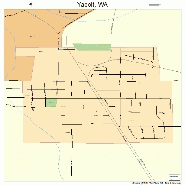 Yacolt, WA street map