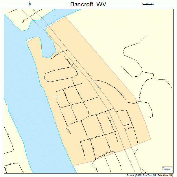 Bancroft, WV street map