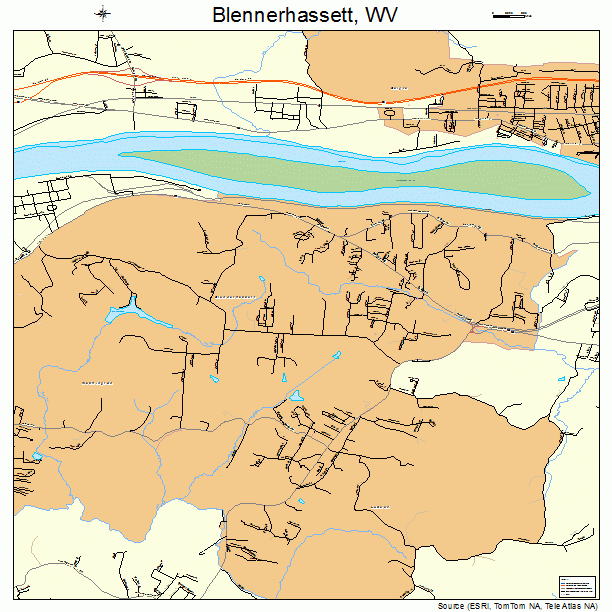 Blennerhassett, WV street map