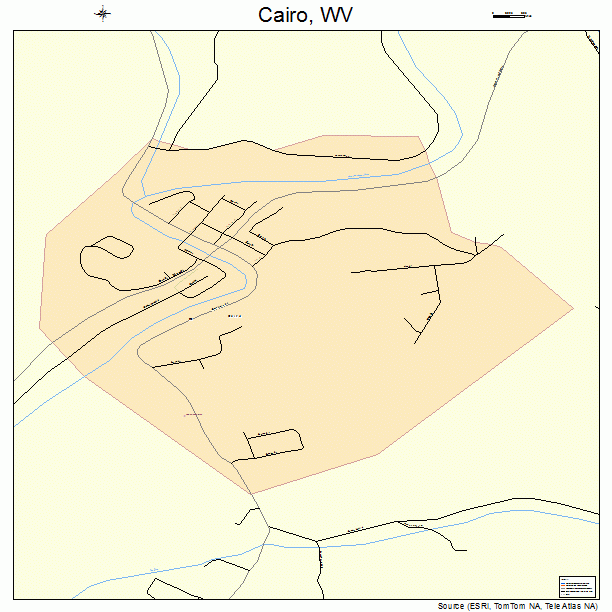 Cairo, WV street map