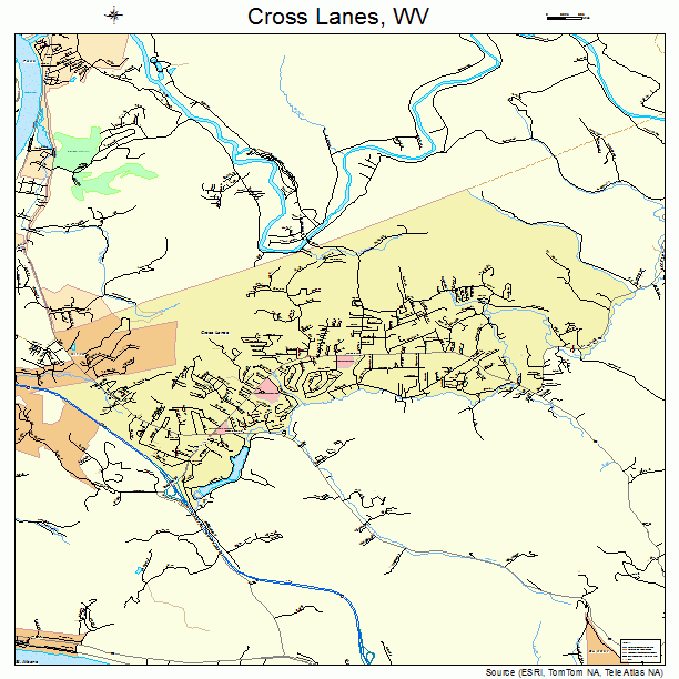 Cross Lanes, WV street map