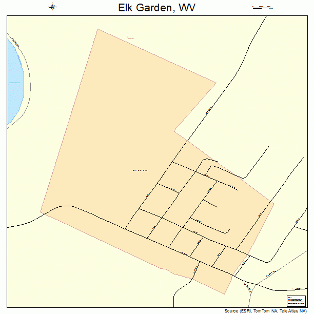 Elk Garden, WV street map