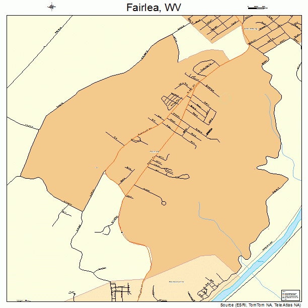 Fairlea, WV street map