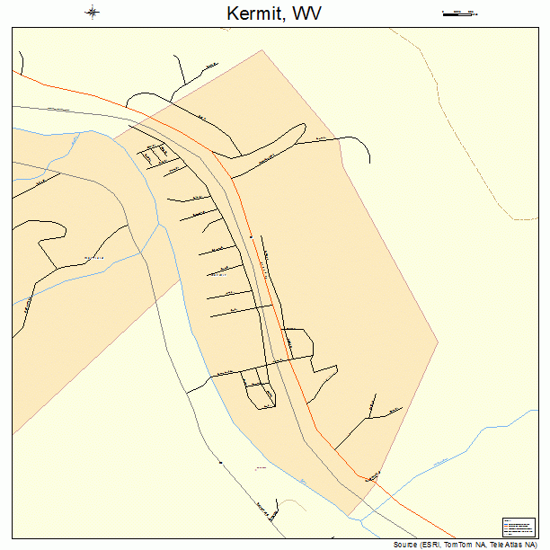 Kermit, WV street map