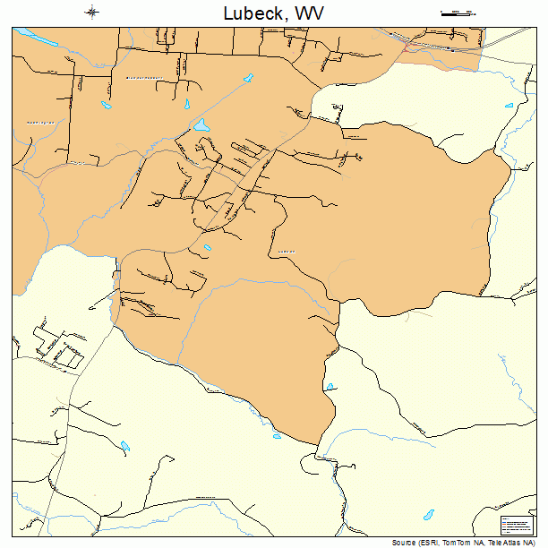 Lubeck, WV street map