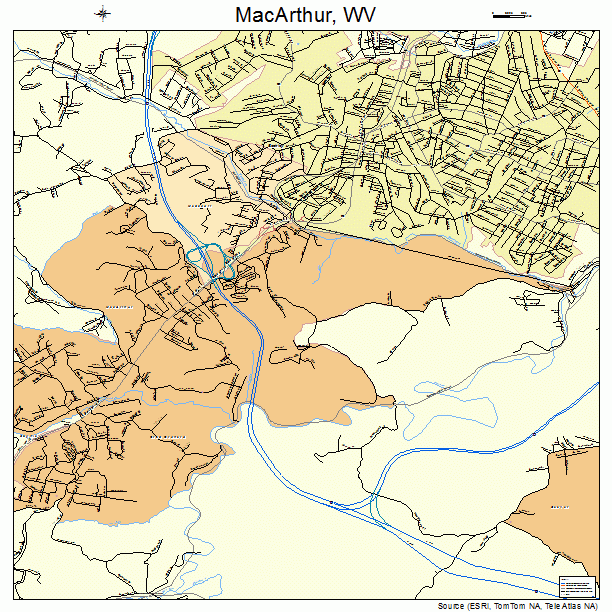 MacArthur, WV street map