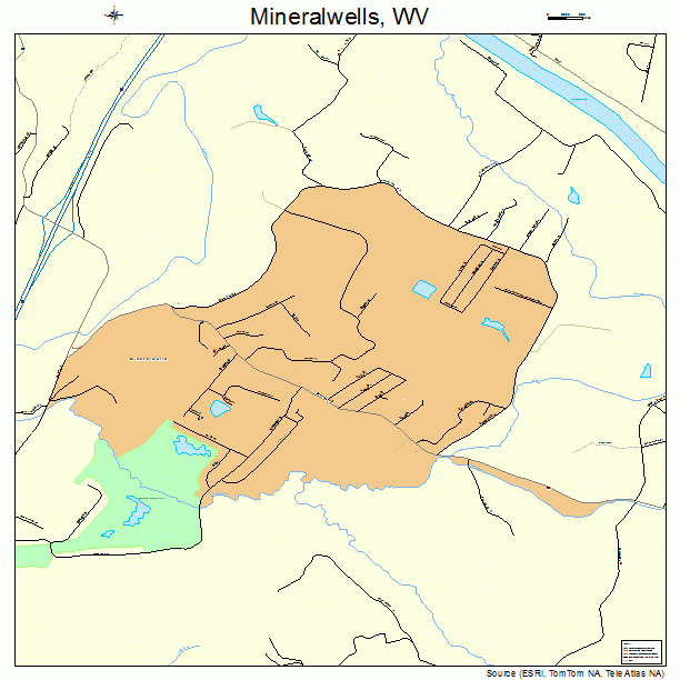 Mineralwells, WV street map