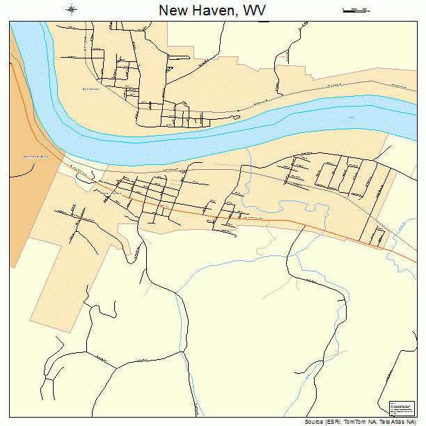 New Haven, WV street map
