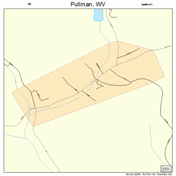 Pullman, WV street map