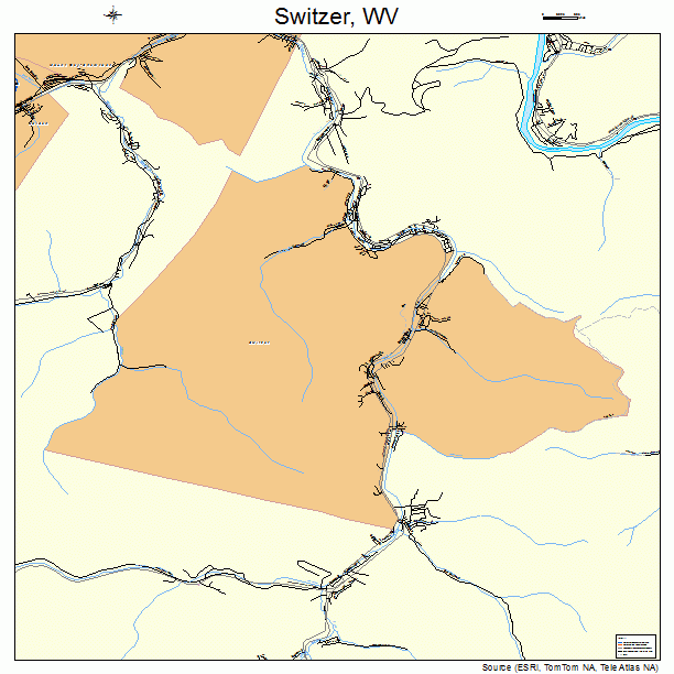 Switzer, WV street map