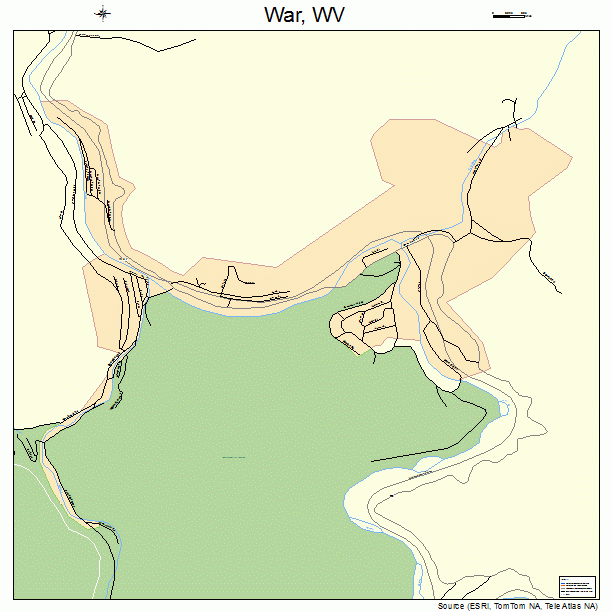 War, WV street map