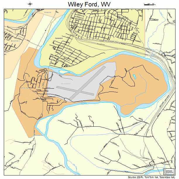 Wiley Ford, WV street map