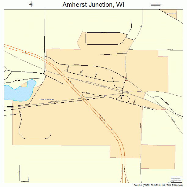 Amherst Junction, WI street map